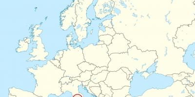 რუკა ვატიკანი ევროპის